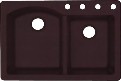 Swan 33" L x 22" W Double Basin Dual Mount Kitchen Sink