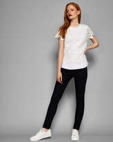 Thumbnail for your product : Ted Baker KITTA Lace front short sleeved knit