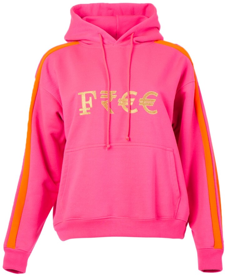 pink vetements hoodie