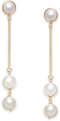 INC International Concepts Gold-Tone Simulated Pearl Stick Earrings, Created for Macy's