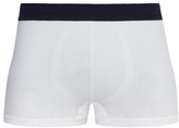 Thumbnail for your product : Hamilton And Hare - Tubular Stretch-cotton Boxer Trunks - White