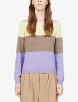 Thumbnail for your product : Peoples Republic of Cashmere Striped cashmere jumper