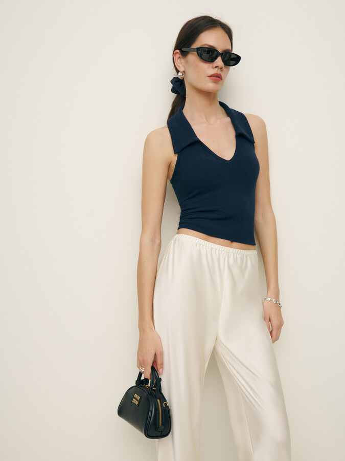 Reformation Austine Knit Top