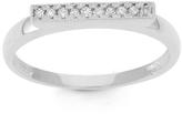 Thumbnail for your product : Tiara 1/10 CT TW Diamond 10K White Gold Vintage Inspired Stackable Fashion Ring