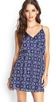Thumbnail for your product : Forever 21 Southwestern Print Surplice Dress
