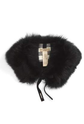 Burberry Women's Genuine Fox Fur Collar