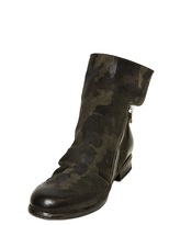 Thumbnail for your product : Strategia 20mm Camouflage Printed Leather Boots