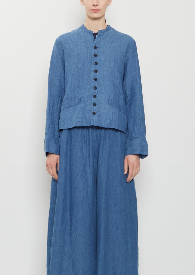 Pas De Calais Linen Chambray Jacket