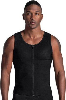  Mens Compression Shirt to Hide Gynecomastia Moobs Slimming Body  Shaper Vest ((2#) Black, Medium) : Clothing, Shoes & Jewelry