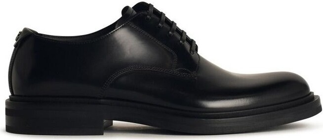 Dolce & Gabbana Brushed Lace-Up Derby Shoes