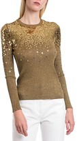Thumbnail for your product : Valentino Degrade Sequin Ribbed Sweater