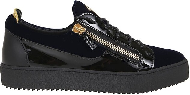 Giuseppe Zanotti Frankie Zip-Detailed Lace-Up Trainers