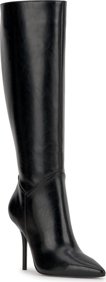 Jessica Simpson Women's Lovienn Stiletto Knee-High Wide-Calf Dress Boots