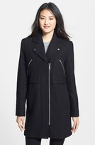 Thumbnail for your product : Kenneth Cole New York Wool Blend Twill Walking Coat