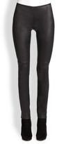 Thumbnail for your product : Akris Punto Leather & Jersey Leggings