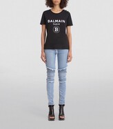 Thumbnail for your product : Balmain Button-Detail Logo T-Shirt