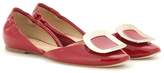 Thumbnail for your product : Roger Vivier Chips patent leather ballerinas