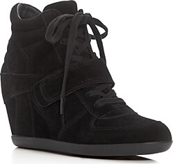 ash bowie mesh wedge sneakers