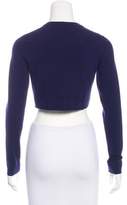 Thumbnail for your product : Alaia Cropped Wool Cardigan