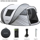Thumbnail for your product : Gyber Echosmile White And Grey Pop Up Tent For 5-8 People