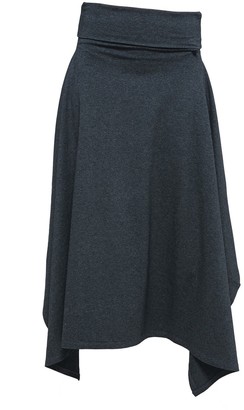 non Non351 Dark Grey Rectangle Skirt