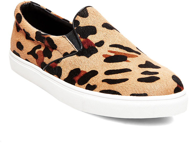 steve madden leopard slip ons