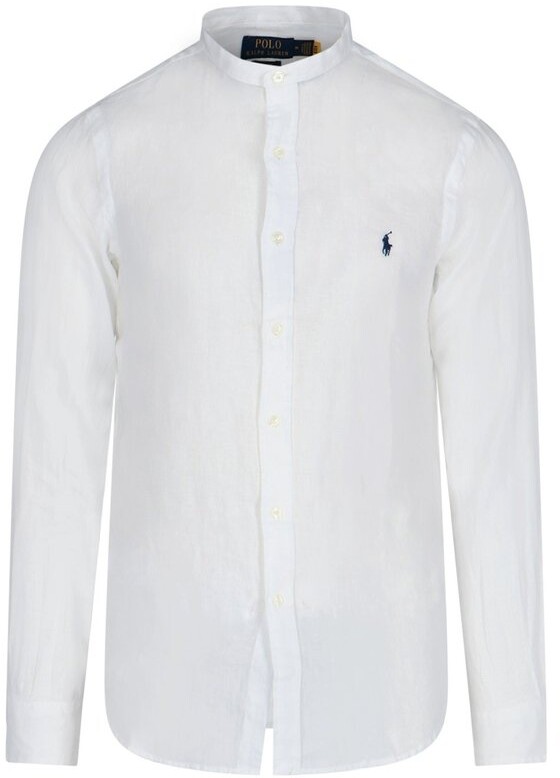 Polo Ralph Lauren White Striped Oxford Shirt - ShopStyle