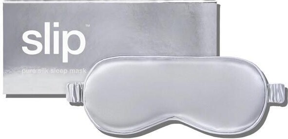 Slip Pure Mulberry Silk Sleep Mask, Soft & Durable - One Size, Silver