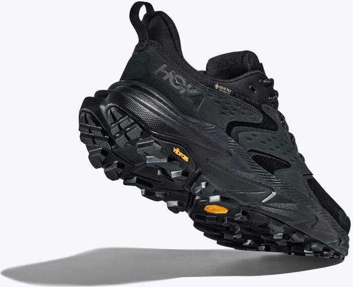 HOKA Men's Anacapa 2 Low GTX Shoes in Black/Black - Image 4