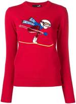 Thumbnail for your product : Love Moschino Ski embroidered sweater