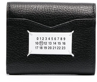 Maison Margiela Number Patch Tri-Fold Wallet - ShopStyle