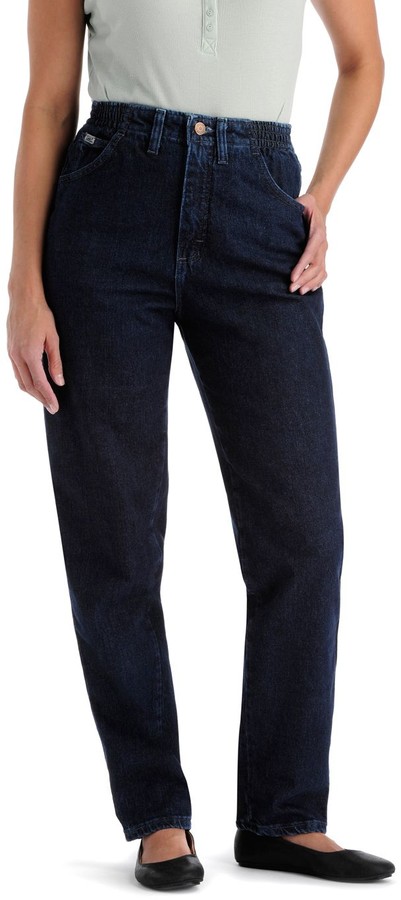 lee jeans side elastic waist