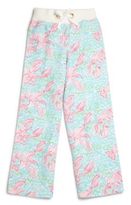 Thumbnail for your product : Lilly Pulitzer Girl's Little Lobster Linen Beach Pants