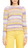 Thumbnail for your product : Marc Jacobs Metallic Stripe Crewneck Sweater