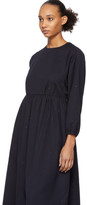 Thumbnail for your product : Blue Blue Japan Navy Wool Starry Night Dolman Sleeve Dress