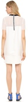 Thumbnail for your product : Band Of Outsiders Silk Twill & Lace Dress
