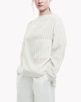 Thumbnail for your product : Theory Miniya Top in Striped Lawn