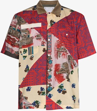 Sacai X Hank Willis Thomas Archive Print Shirt - ShopStyle