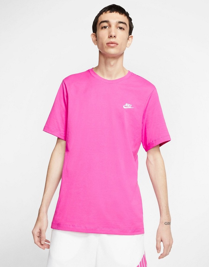 pink nike tee shirt