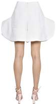 Thumbnail for your product : DELPOZO Ruffled Linen Blend Shorts
