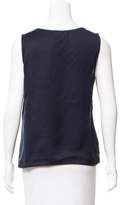Thumbnail for your product : Rena Lange Sleeveless Silk Top