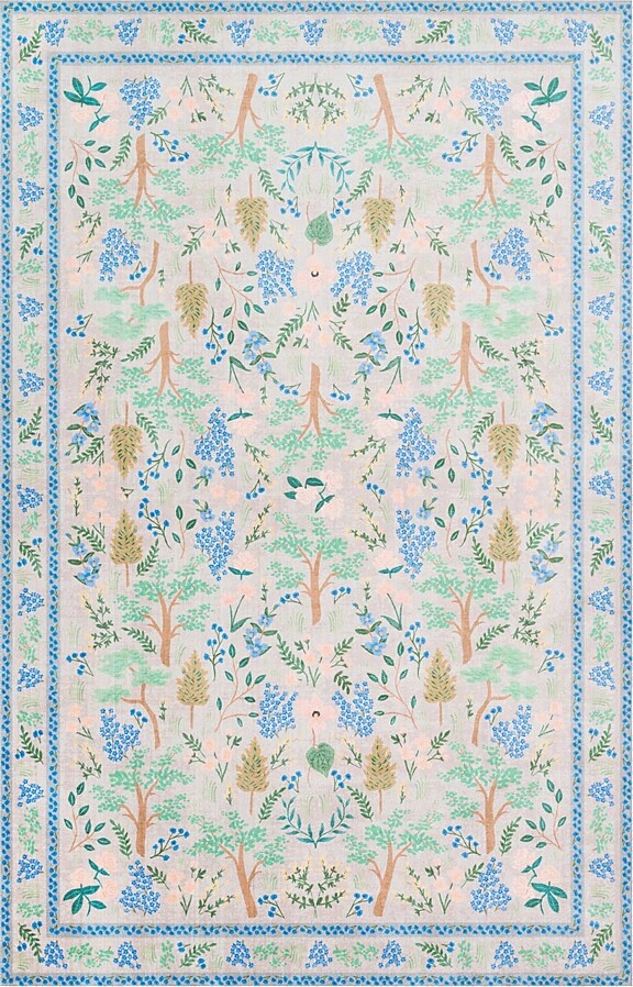 Rifle Paper Co. Jardin Jad-02 Area Rug, 2'3 x 3'9