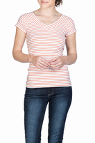 Thumbnail for your product : Lilla P Short Sleeve Double V-Neck