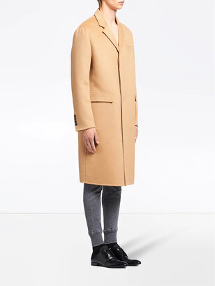 コート Prada Single-Breasted Cashmere Coat Prada Single-Breasted Cashmere Coat - ShopStyle Outerwear