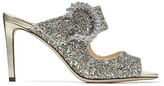 Thumbnail for your product : Jimmy Choo Saf glitter-embellished 85mm sandals