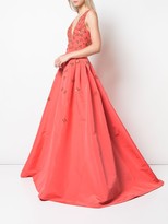 Thumbnail for your product : Carolina Herrera Floral Embellished Gown