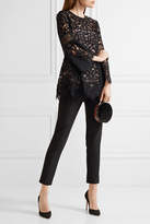 Thumbnail for your product : Lela Rose Stretch-twill Skinny Pants - Black