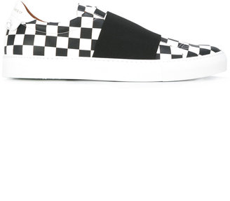 Givenchy checkerboard slip-on trainers
