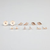 Thumbnail for your product : Full Tilt 6 Pairs Daisy/Heart/Infinity Earrings