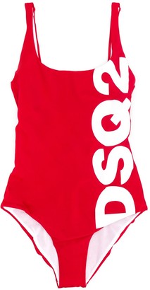 DSQUARED2 Logo Print Swimsuit